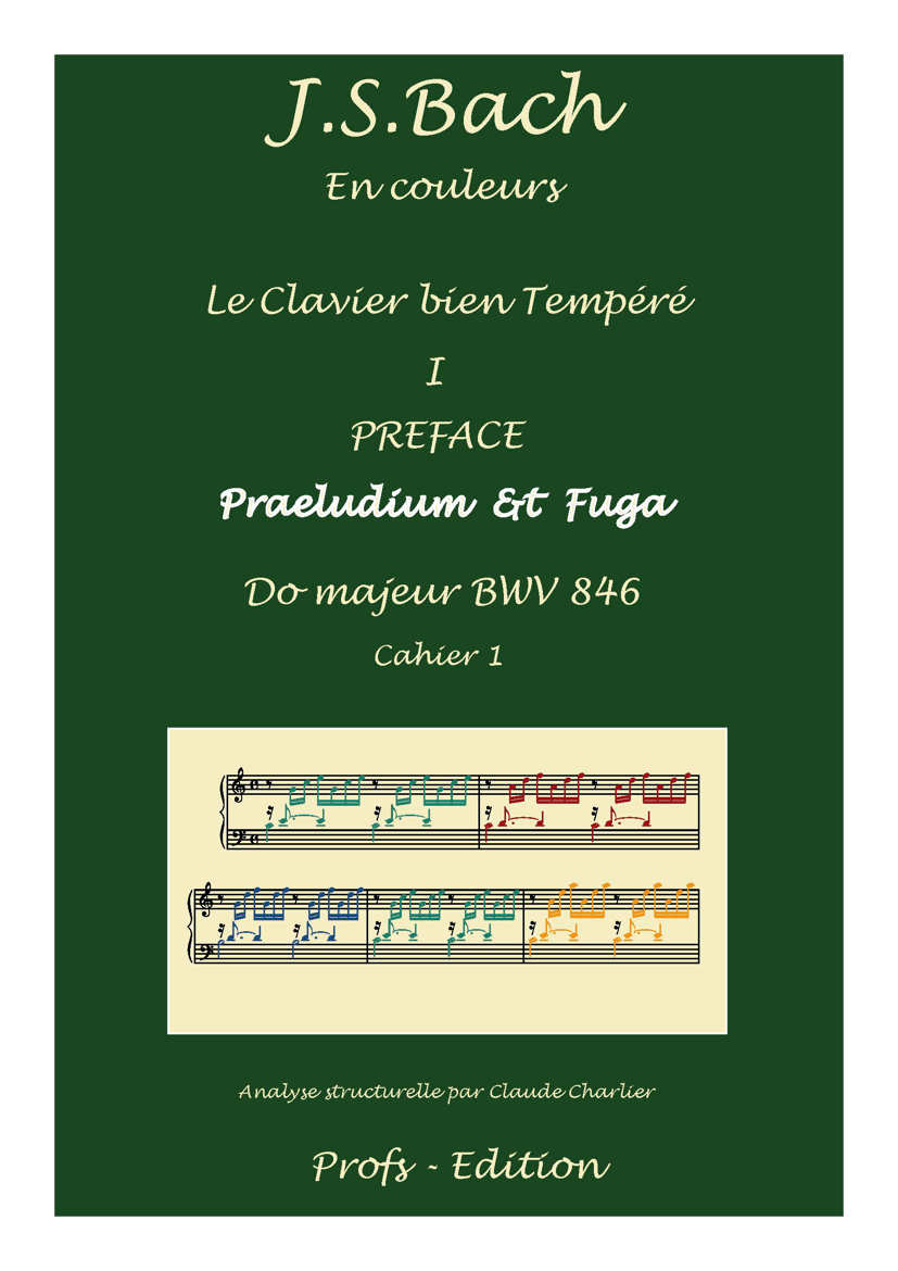 Clavier Bien Tempéré 1 BWV 846 - Analyse - CHARLIER C. - front page