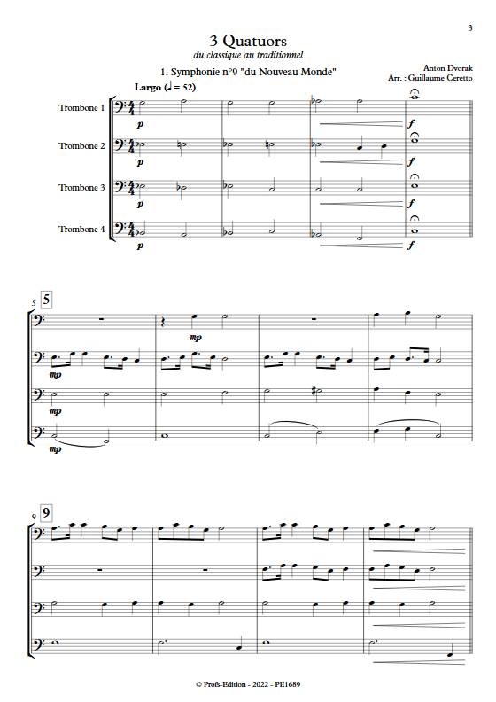 3 Quatuors - Quatuor de trombones - DIVERS - app.scorescoreTitle
