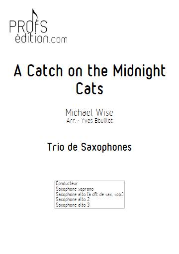A Catch on the Midnight Cats - Trio Saxophones - WISE M. - front page