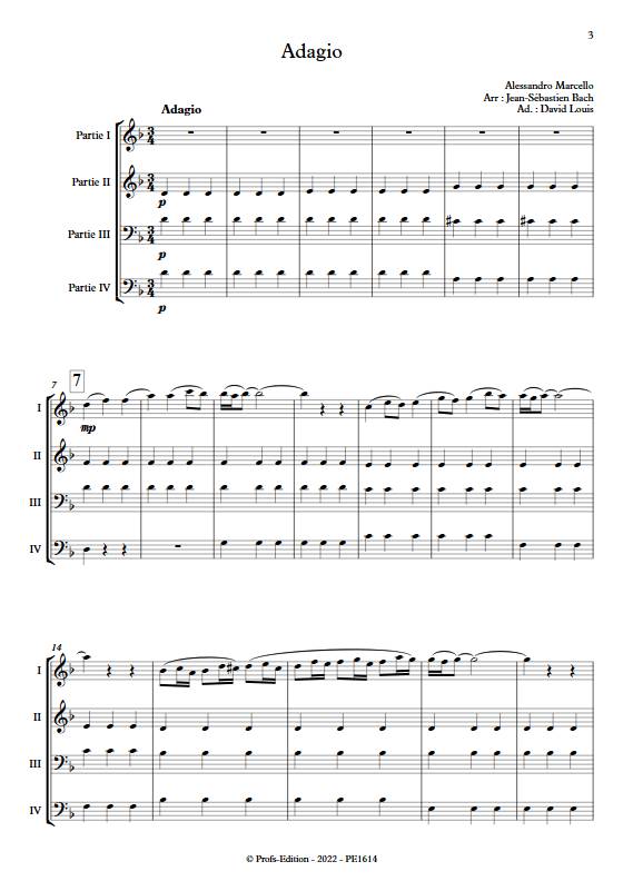 Adagio - Ensemble Variable - MARCELLO A. - app.scorescoreTitle