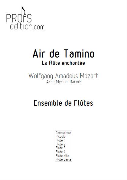 Air de Tamino - Ensemble de Flûtes - MOZART W.A. - front page