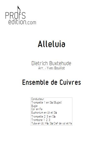 Alleluia - Ensemble de cuivres - BUXTEHUDE D. - front page