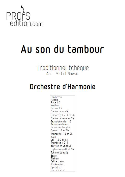 Au son du tambour - Orchestre d'harmonie - TRADITIONNEL TCHEQUE - front page