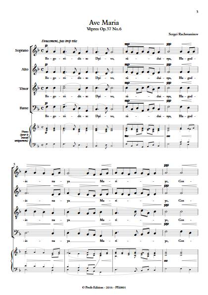 Ave Maria (Vêpres) - Chœur mixte - RACHMANINOV - app.scorescoreTitle