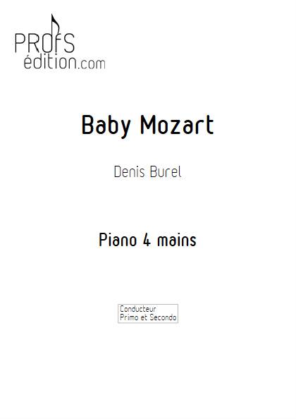 Baby Mozart - Piano 4 mains - BUREL D. - front page