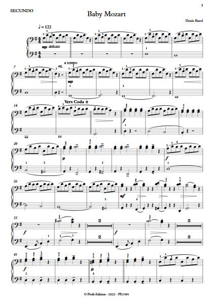 Baby Mozart - Piano 4 mains - BUREL D. - app.scorescoreTitle