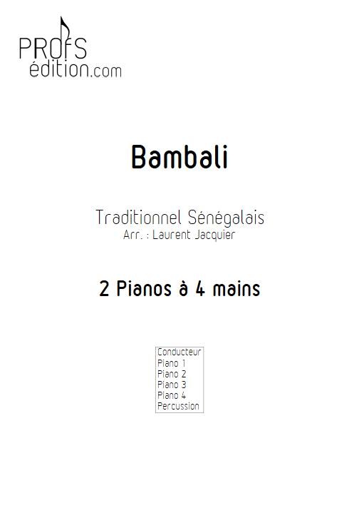 Bambali - 4 Mains - TRADITIONNEL AFRICAIN - front page