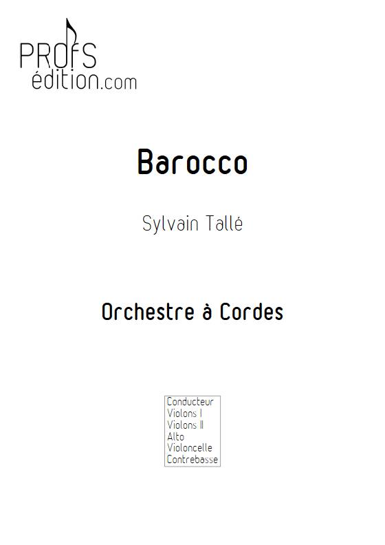 Barocco - Orchestre à cordes - TALLE S. - front page