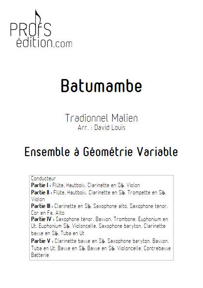 Batumambe - Ensemble Variable - TRADITIONNEL MALIEN - front page