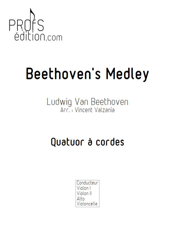 Beethoven Medley - Quatuor à cordes - BEETHOVEN L. V. - front page