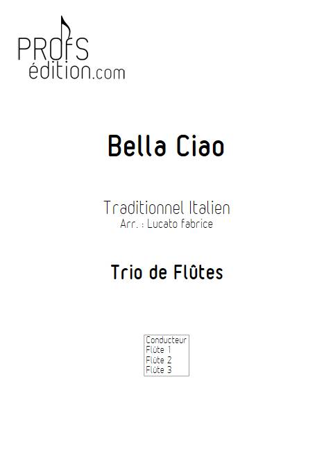 Bella Ciao - Trio Flûtes - TRADITIONNEL ITALIEN - front page