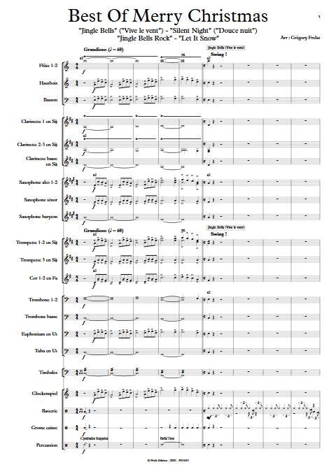 Best Of Merry Christmas - Orchestre d'Harmonie - TRADITIONNEL AMERICAIN - app.scorescoreTitle
