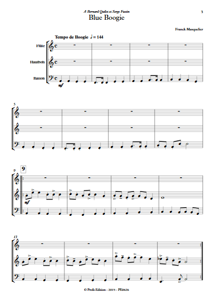 Blue Boogie - Trio - MASQUELIER F. - app.scorescoreTitle