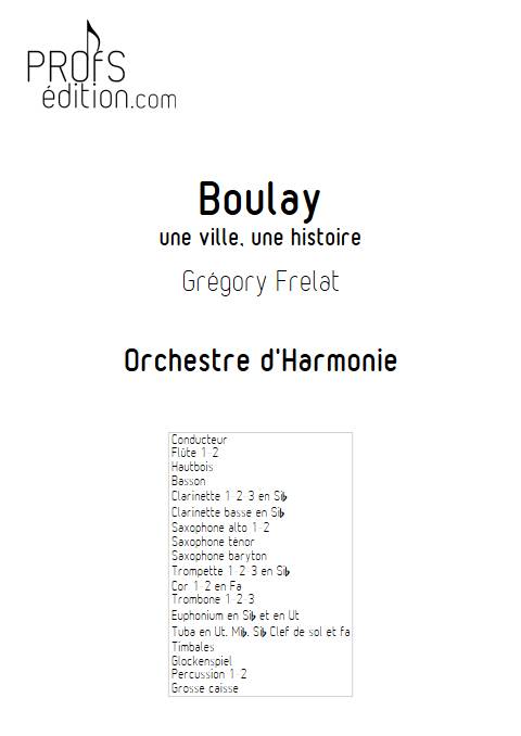 Boulay - Orchestre d'harmonie - FRELAT G. - front page