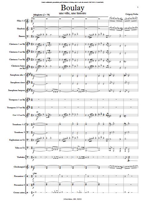 Boulay - Orchestre d'harmonie - FRELAT G. - app.scorescoreTitle