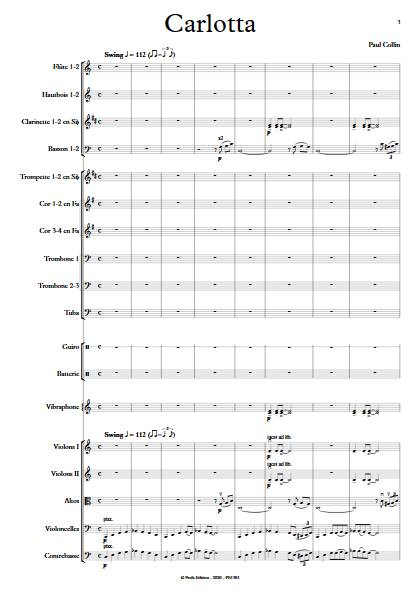 Carlotta - Orchestre Symphonique - COLLIN P. - app.scorescoreTitle
