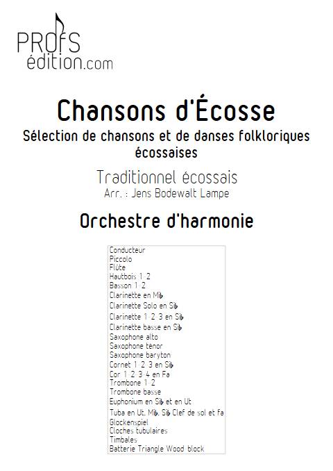 Chanson d'Ecosse - Orchestre d 'harmonie - TRADITIONNEL ECOSSAIS - front page