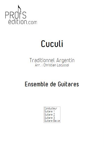 Cuculi - Ensemble de Guitares - TRADITIONNEL ARGENTIN - front page