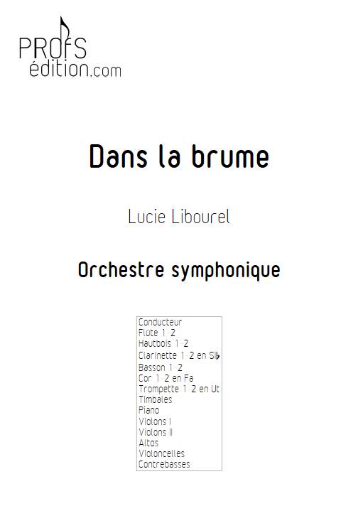 Dans la brume - Orchestre Symphonique - LIBOUREL L. - front page