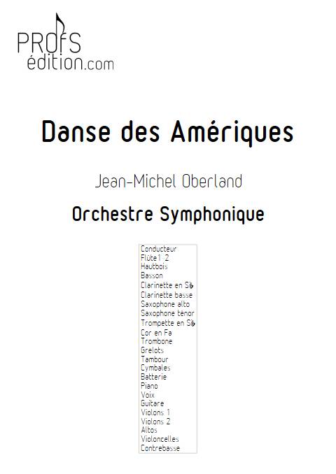 Danse des Amériques - Orchestre Symphonique - OBERLAND J-M. - front page