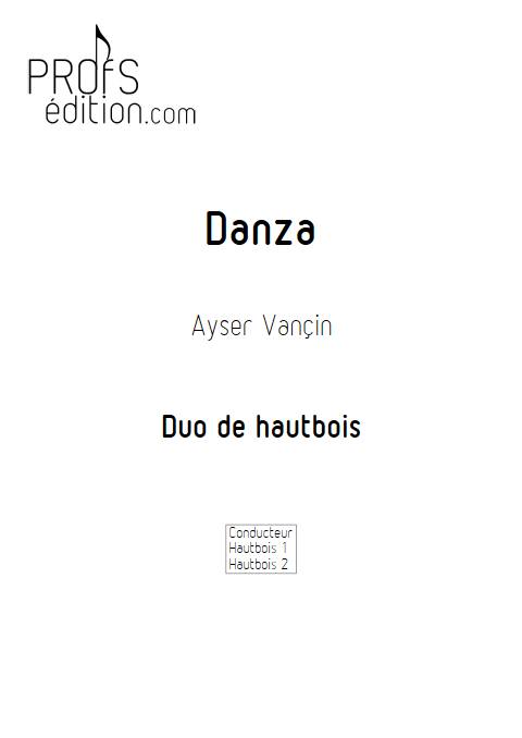 Danza - Duo de hautbois - VANCIN A. - front page