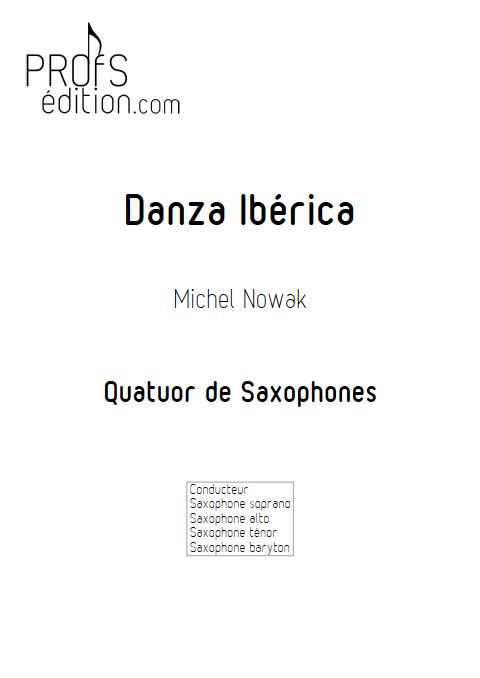 Danza Ibérica - Quatuor de Saxophones - NOWAK M. - front page