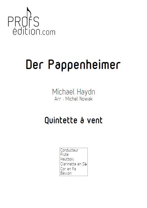 Der Pappenheimer - Quintette à vents - HAYDN M. - front page