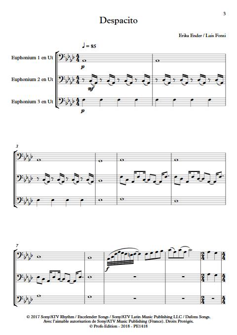 Despacito - Trio de Tubas - FONSI L. - app.scorescoreTitle