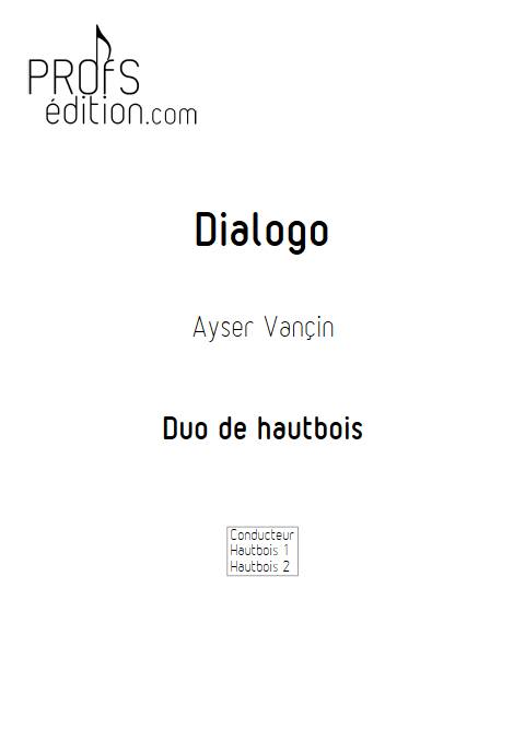 Dialogo - Duo Hautbois - VANCIN A. - front page