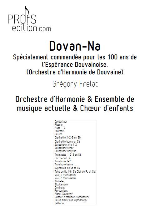 Dovan-na - Orchestre d'harmonie - FRELAT G. - front page