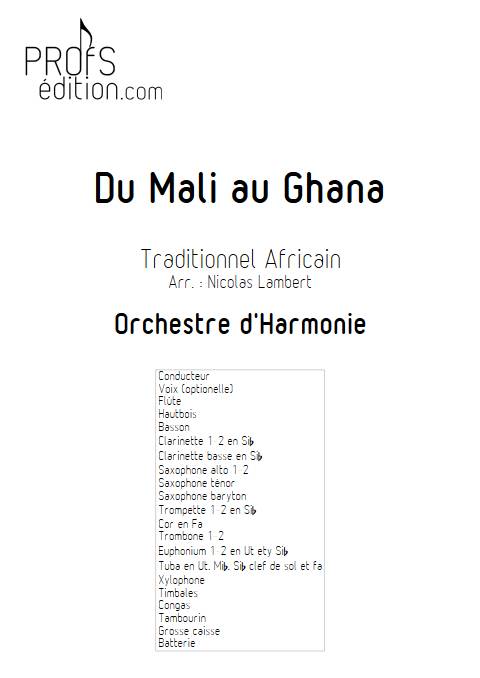 Du Mali au Ghana - Orchestre d'harmonie - TRADITIONNEL AFRICAIN - front page
