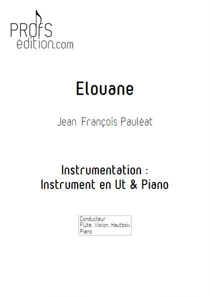 Elouane - Instrument & Piano - PAULEAT J.F. - front page