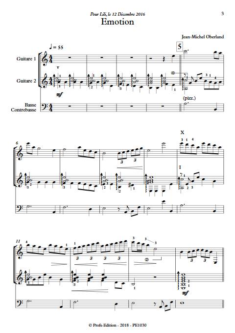 Emotion - Trio à Cordes - OBERLAND J.M. - app.scorescoreTitle