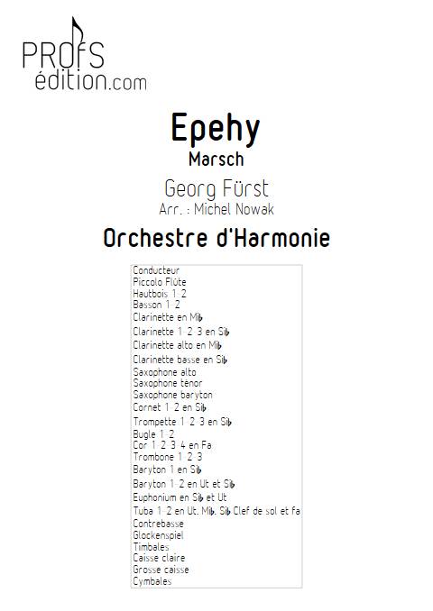 Epehy - Marsch - Orchestre d'harmonie - FURST G. - front page