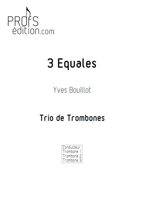 Equales - Trio de Trombones - BOUILLOT Y. - front page