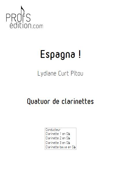 Espagna ! - Quatuor de Clarinettes - CURT PITOU L. - front page