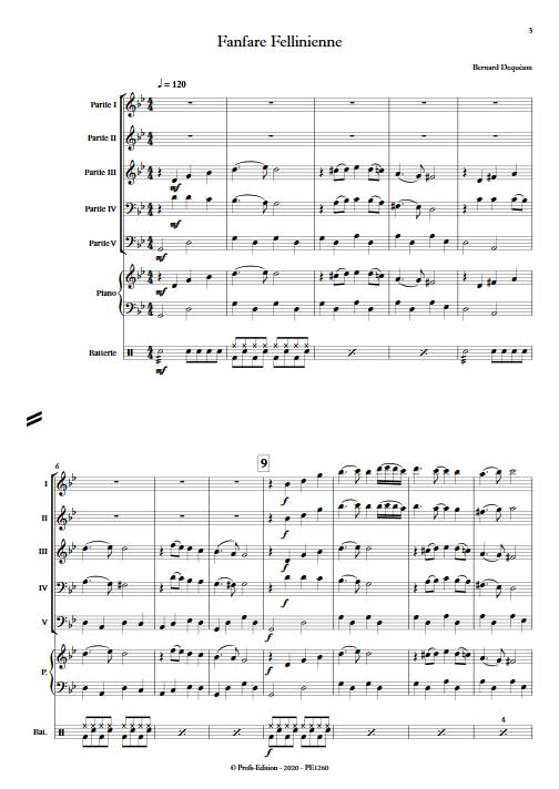 Fanfare Fellinienne - Ensemble Variable - DEQUEANT B. - app.scorescoreTitle