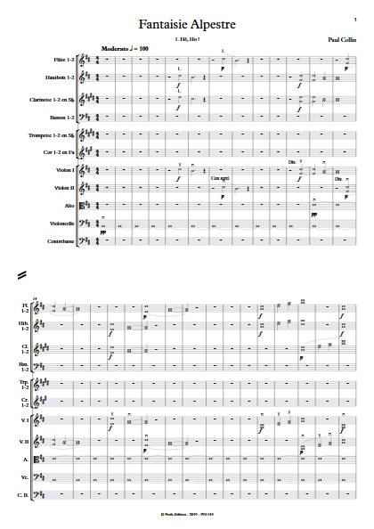 Fantaisie Alpestre - Orchestre Symphonique - COLLIN P. - app.scorescoreTitle