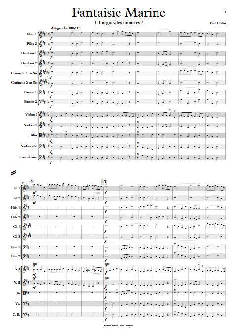 Fantaisie Marine - Orchestre Symphonique - COLLIN P. - app.scorescoreTitle