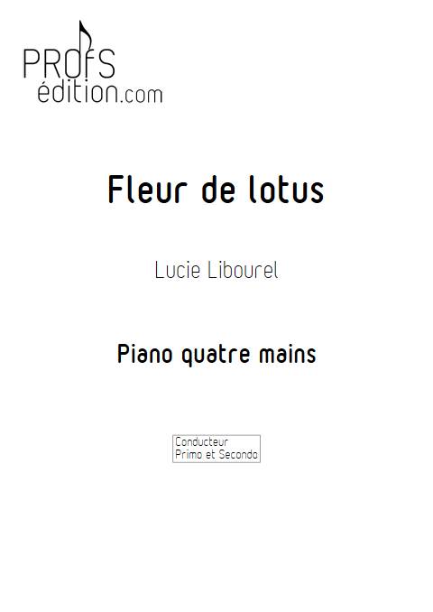 Fleur de lotus - Piano 4 mains - LIBOUREL L. - front page