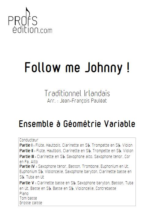 Follow me Johnny - Ensemble variable - TRADITIONNEL IRLANDAIS - front page