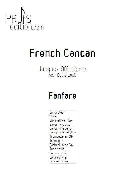French-Cancan - Fanfare - OFFENBACH J. - front page