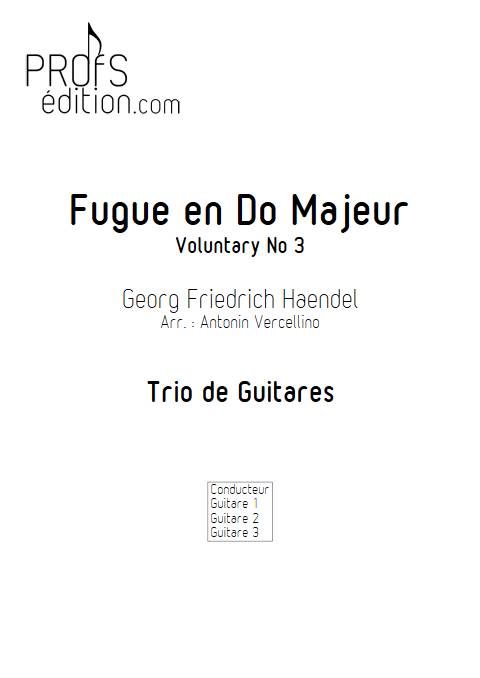 Fugue en Do Majeur - Trio de Guitares - HAENDEL G. F. - front page