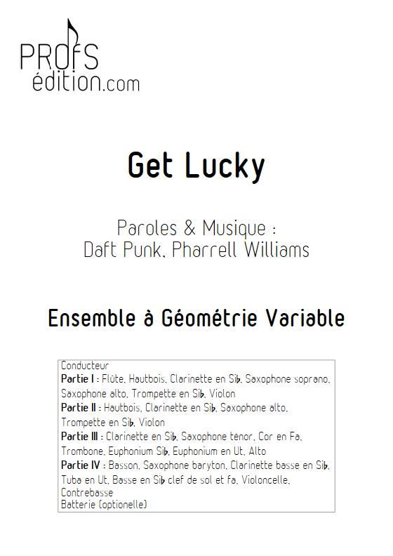 Get Lucky - Ensemble Variable - DAFT PUNK - front page
