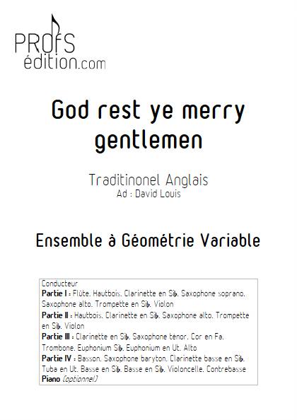 God rest ye merry gentlemen - Ensemble Variable - TRADITIONNEL ANGLAIS - front page