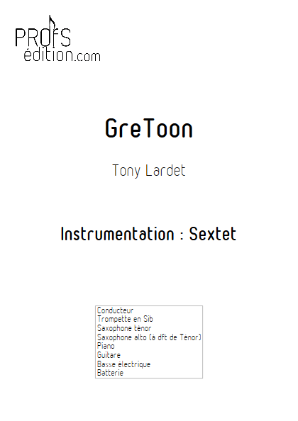 GreToon - Musique Actuelle - LARDET T. - front page