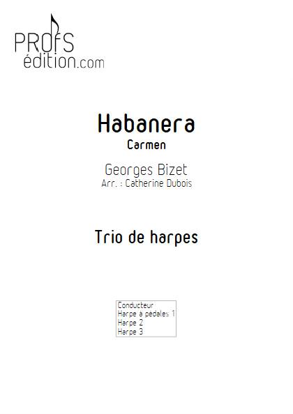 Habanera - Trio de Harpes - BIZET G. - front page
