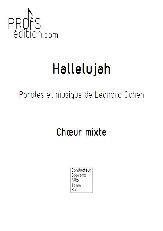 Hallelujah - choeur mixte - COHEN L. - front page