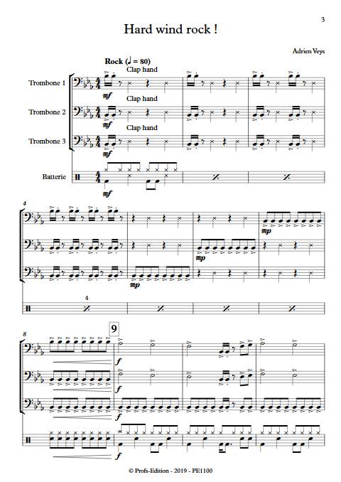 Hard wind rock ! - Trio de Trombones - VEYS A. - app.scorescoreTitle