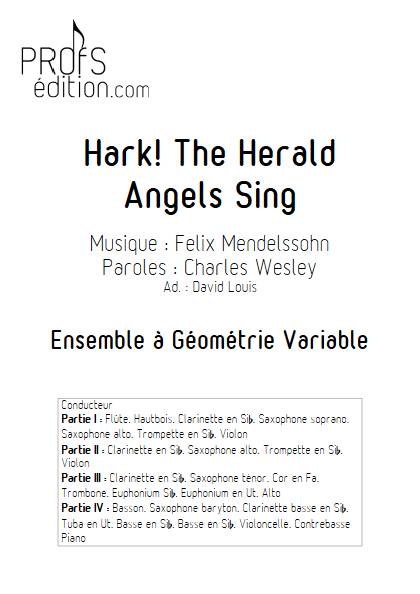 Hark the herald angel sing - Ensemble Variable - MENDELSSOHN F. - front page